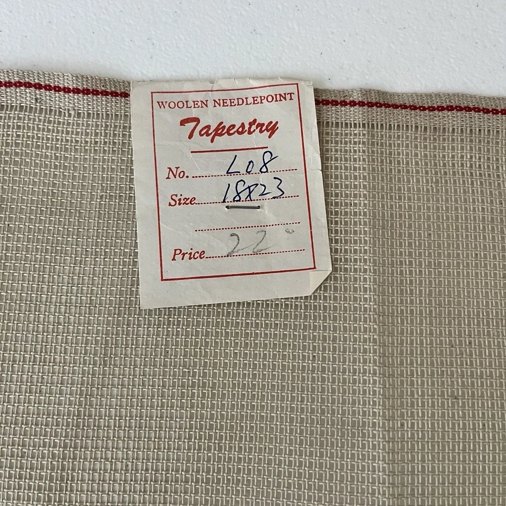 Antique Lot 3 Pieces Wool Needlepoint Tapestry flowers Four Wives unframed roses
